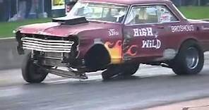 INSANE DRAG RACING CRASHES AND WHEELSTANDS