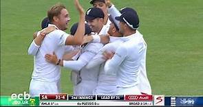Stuart Broad takes 5-1 - England v South Africa cricket