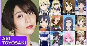 Aki Toyosaki [豊崎 愛生] Top Same Voice Characters Roles