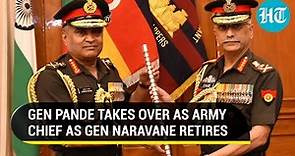 New Army Chief Gen Manoj Pande takes charge, His key priorities; Guard of Honour for Gen Naravane
