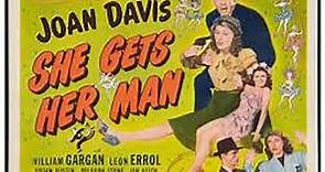 She Gets Her Man (1945) Joan Davis, William Gargan, Leon Errol, Vivian Aust