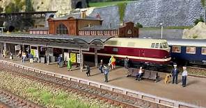 Model Trains and Faller Miniature Cars - Enjoy Steam Locos and Diesel Locomotives - HO Scale Layout