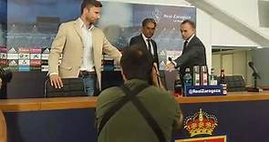 Presentación nuevo entrenador del Real Zaragoza