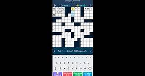 Daily Themed Crossword - Gameplay