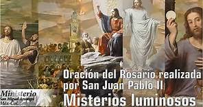 Rosario San Juan Pablo II misterios Luminosos