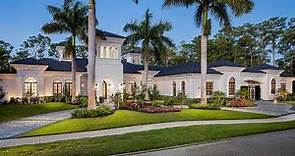 $6,995,000! Completely renovated luxury estate in Naples FL on a nice lot with a park-like setting