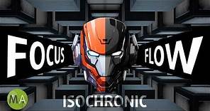 Focus Flow Minimal Techno Study Music + Beta Isochronic Tones 16-20Hz