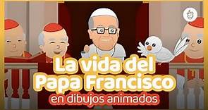 La vida del Papa Francisco en dibujos animados