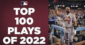 The Top 100 Plays of 2022! | MLB Highlights