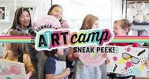 2023 Summer ARt Camp Sneak Peek