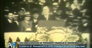 President Franklin Roosevelt 1933 Inaugural Address