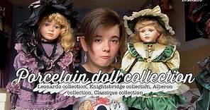 Vintage porcelain doll collection