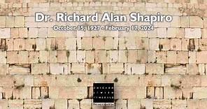 Dr. Richard Alan Shapiro