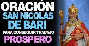 🙏 Oración a San Nicolás de Bari para CONSEGUIR UN TRABAJO PRÓSPERO 💼