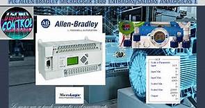 PLC ALLEN BRADLEY MICROLOGIX 1400 ENTRADAS/SALIDAS ANALOGICAS PARTE 1