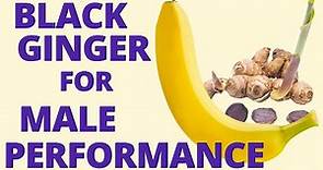 Black Ginger Benefits for Male Performance (Length, Circumference & Response Time)