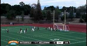 Christian Aldana ties up the game for Bellarmine with a 60yd free kick