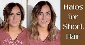 Two Halo Extensions for Short Hair | HalobyJess | Layered 14” vs Original 12”