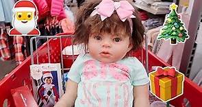 Shopping with Reborn Toddler and Newborn Baby Doll for Christmas Outfits | The Patsy Family