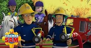Fireman Sam Fires and Horse Rides! | Fireman Sam 2 Hour Compilation ...