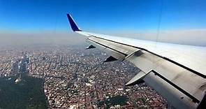 Landing at Mexico City's Benito Juarez International Airport (MEX/MMMX) 2017-11