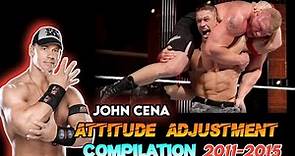 WWE John Cena Attitude Adjustment Compilation 2011-2015