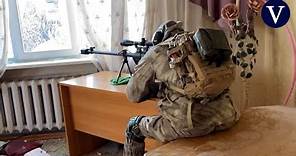 Así defienden Bajmut los francotiradores ucranianos: "No huyen a ningún lado"