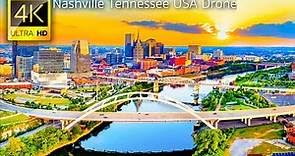 Nashville,Tennessee, USA in 4K UHD Drone