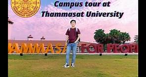 Campus tour at Thammasat University