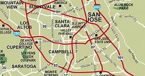 map of San Jose California