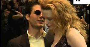Tom Cruise and Nicole Kidman at the Mission Impossible London Premiere, 1990s