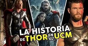 La HISTORIA COMPLETA de 'THOR' en el Universo Cinematográfico de Marvel