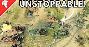 Company of Heroes 3 - UNSTOPPABLE! - British Forces Gameplay - 4vs4 Multiplayer - No Commentary