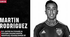 Martín Rodríguez es oficialmente jugador de la MLS: DC United anuncia el flamante fichaje del puntero chileno
