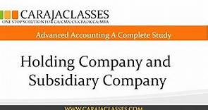 Holding Company and Subsidiary Company