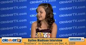 Bailee Madison Interview : New Movie "Brothers"