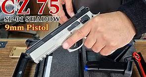 CZ 75 SP-01 SHADOW 9mm Pistol Review and Unboxing.