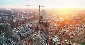 Grand Tower, Frankfurt - Construction film in 4K timelapse
