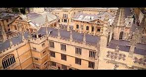 Oxford University by drone