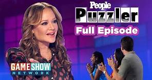 People Puzzler | FULL EPISODE | Leah Remini And a Chance To Win $10,000 | Game Show Network