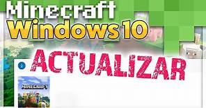 ACTUALIZAR Minecraft Bedrock en WINDOWS 10 ✅ 💻