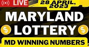 Maryland Evening Lottery Results 28 Apr, 2023 - Pick 3 - Pick 4 - Pick 5 - Bonus Match 5 - Powerball