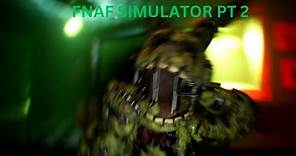 I GOT TO PLAY AS WILLIAM AFTON FNAF simulator PT 2