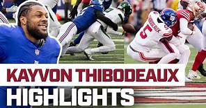 HIGHLIGHTS: Kayvon Thibodeaux's TOP Plays from 2023 Season | New York Giants