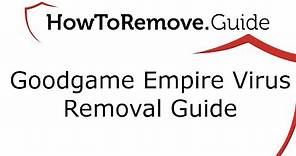 Goodgame Empire Virus Removal