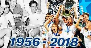 Las Champions del Real Madrid: 1956 - 2018 | Real Madrid: La Leyenda Blanca | Prime Video España