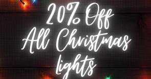 TJ Hughes - 20% off ALL Christmas lights!! In store &...