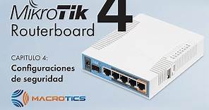 Configuracion de Router Mikrotik Routerboard Cap 04 Seguridad