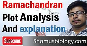 Ramachandran plot explanation and analysis