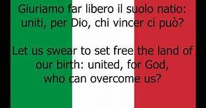 Italian National Anthem [Italian/English]